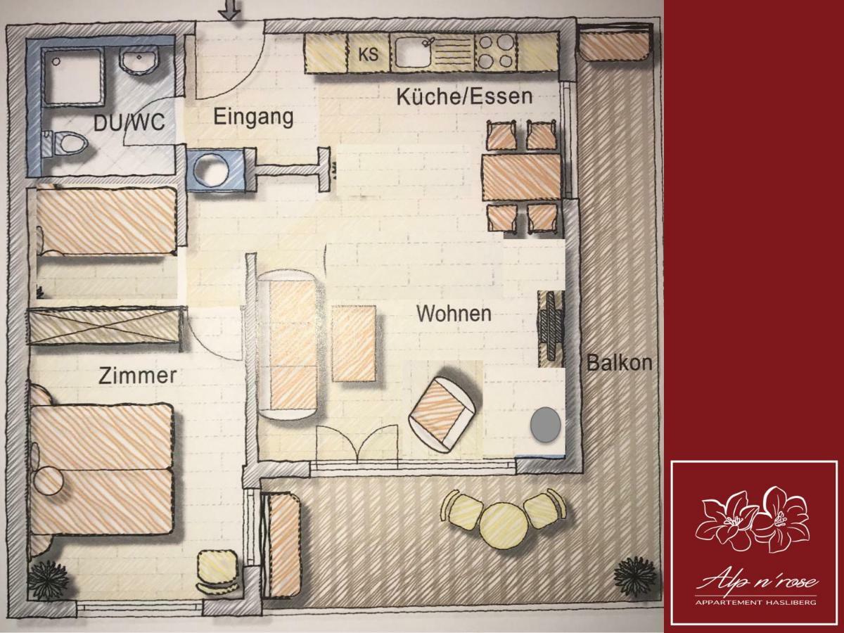 Apartamento Alp N' Rose Hasliberg Exterior foto